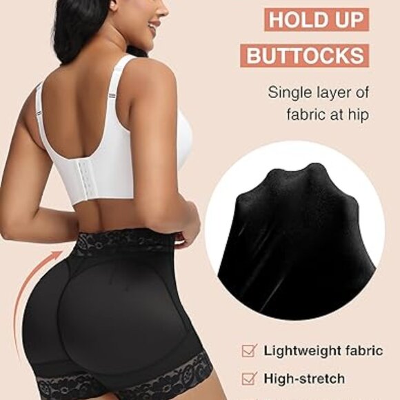 Butt Lifting Shapewear for Women Tummy Control Body Shaper Shorts Slimmer - Picture 3 of 6